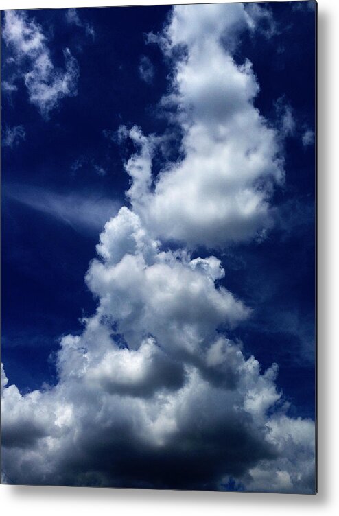 Cloud Metal Print featuring the photograph Jacksonville IL 2014-07-17 by Jeff Iverson