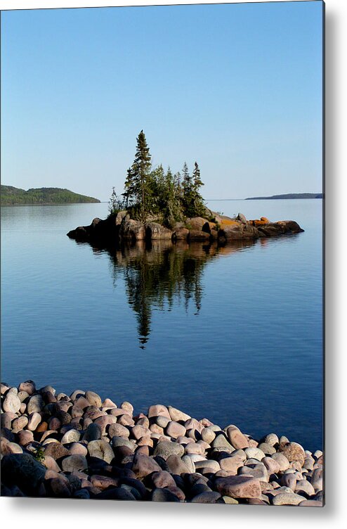 Lake Metal Print featuring the photograph Karin Island - Photography by Gigi Dequanne