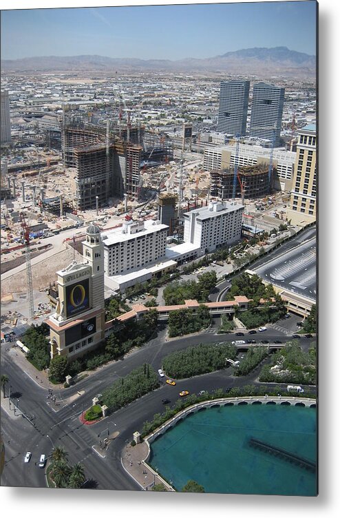 Las Metal Print featuring the photograph Las Vegas - The Srip - 12129 by DC Photographer