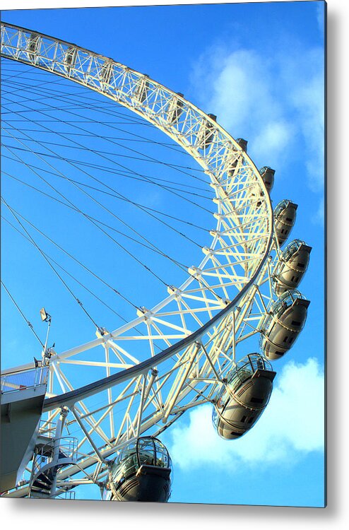 London Eye Metal Print featuring the photograph London Eye by Yuka Kato