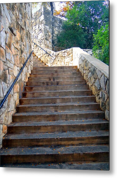 Architecture Metal Print featuring the photograph Looking up by Tom DiFrancesca