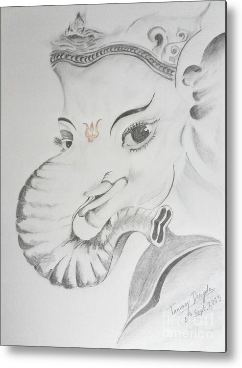 Jai Shri Ganesh Drawing by Manas Ranjan Dhal - Pixels