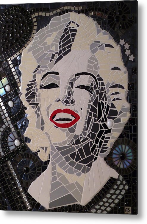 Marilyn Monroe Metal Print featuring the photograph Marilyn by Adriana Zoon