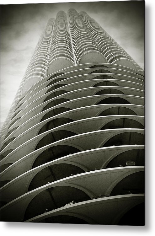 Petal Metal Print featuring the photograph Marina City Chicago IL by Alexandra Till