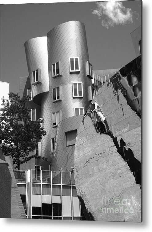 Beaver Metal Print featuring the photograph Massachusetts Institute of Technology Stata Center by University Icons