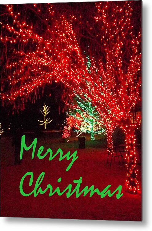Seasons Greetings Metal Print featuring the photograph Merry Christmas by Darren Robinson
