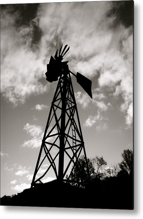 Windmill Metal Print featuring the photograph Mini Mill by Kim Pippinger