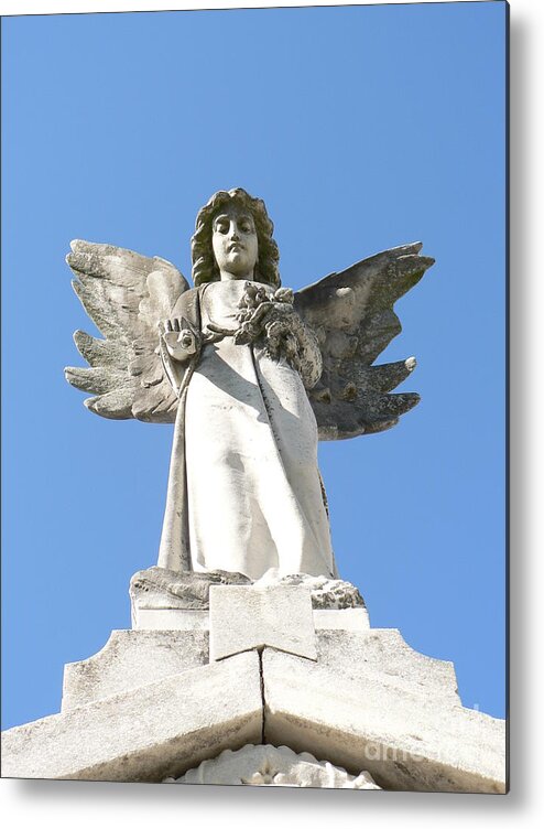 Angel Metal Print featuring the photograph New Orleans Angel 5 by Elizabeth Fontaine-Barr