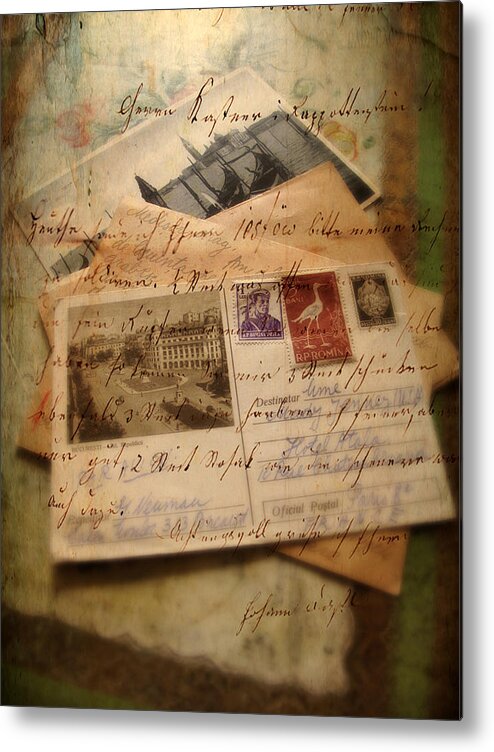 Letters Metal Print featuring the photograph Nostalgia by Jessica Jenney