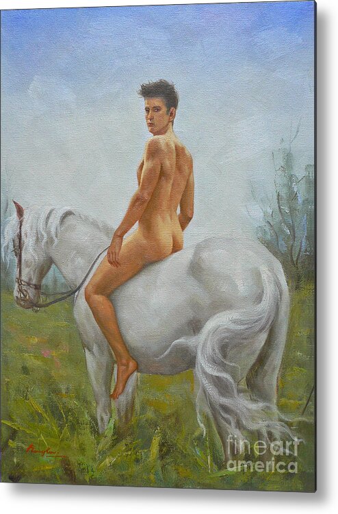 Horse photos nude man - A Man