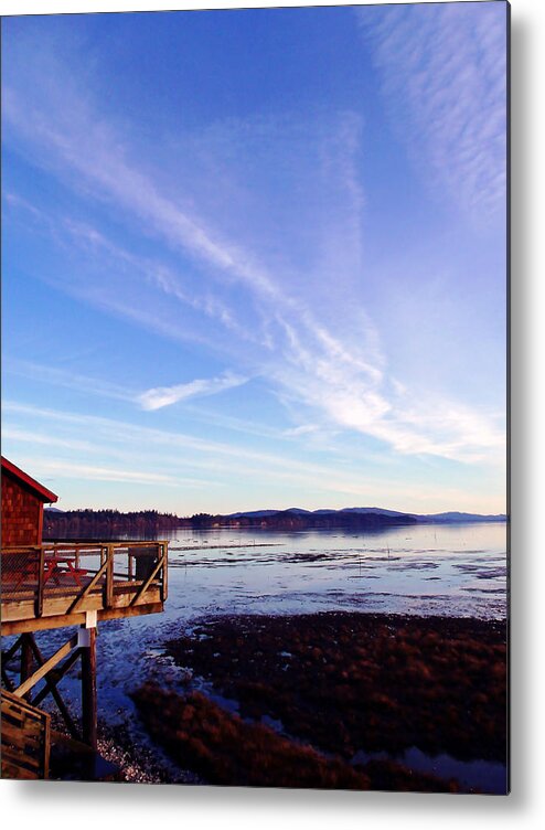 Oyster Metal Print featuring the photograph Oyster Flats by Pamela Patch