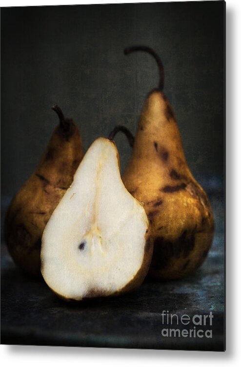 Fruit Metal Print featuring the photograph Pear Still life by Edward Fielding