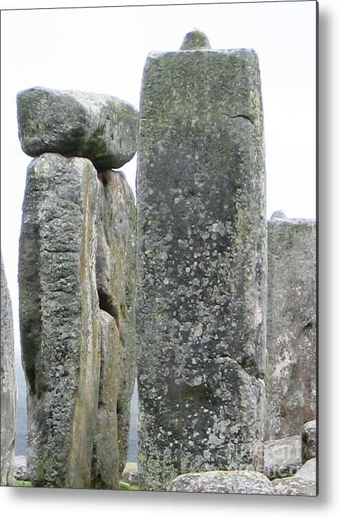Stonehenge Metal Print featuring the photograph Pockmarked With Age by Denise Railey