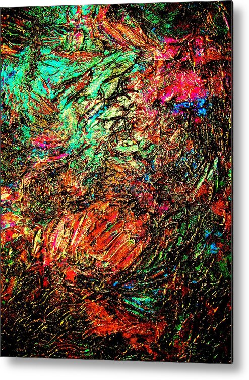 Canvas Prints Metal Print featuring the painting Pure Bliss by Monique Wegmueller