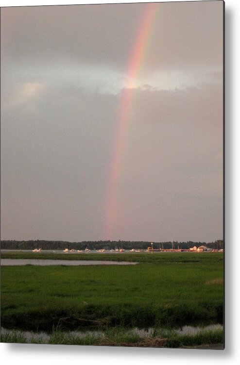 Rainbow Metal Print featuring the photograph Rainbow by Wendy Barrett