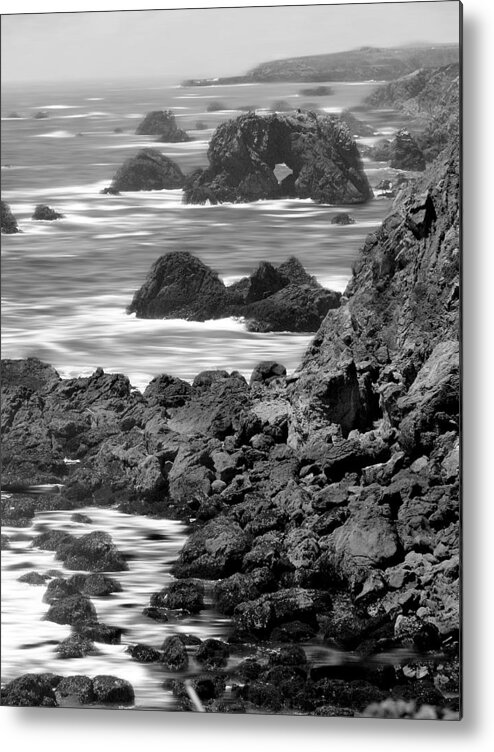 Pacific Ocean Metal Print featuring the photograph Rocky West Coast by Mike McGlothlen