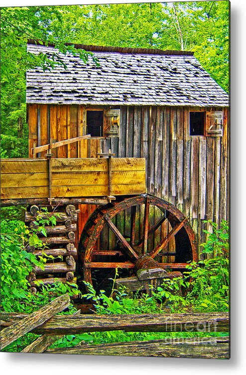 Rustic Mill Metal Print featuring the photograph Rustic Mill by Southern Photo