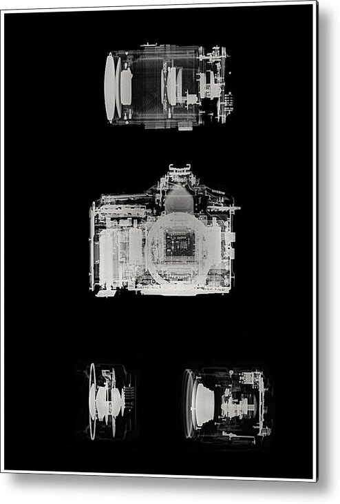 Camera Metal Print featuring the photograph See Thru Camera by Eugene Campbell