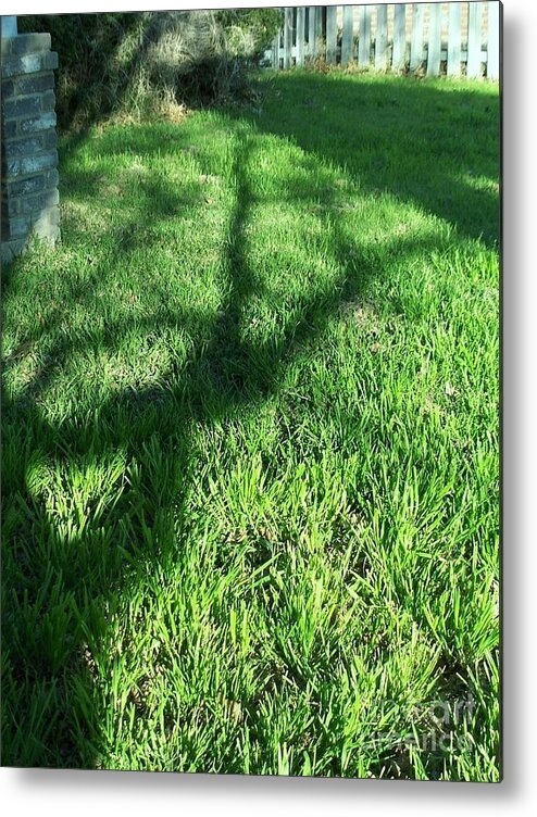 Shadow Metal Print featuring the photograph Shadows Reaching by Susan Williams