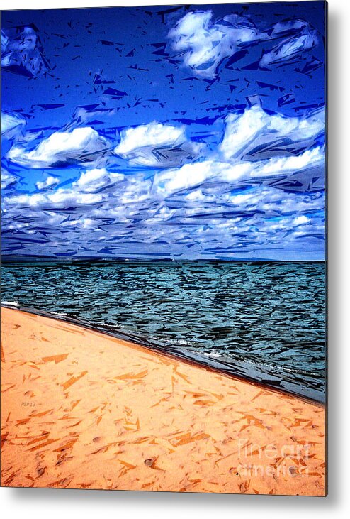 Lake Superior Metal Print featuring the photograph Shores of Lake Superior by Phil Perkins