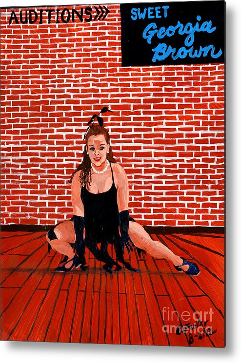 Dance Metal Print featuring the painting Showtime by Edward Fuller