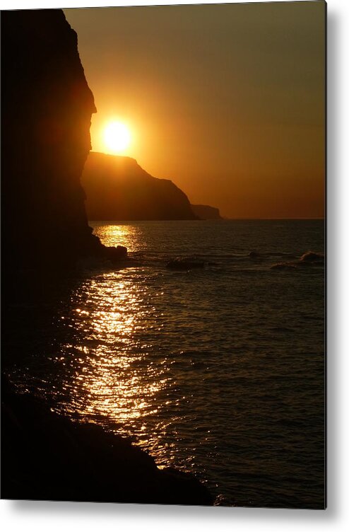 Sunset Metal Print featuring the photograph Staithes Sunset by Asa Jones