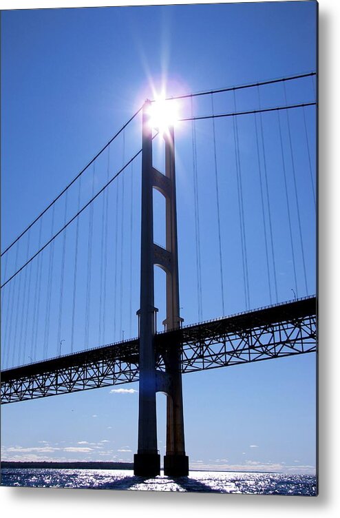 Bridge Metal Print featuring the photograph Star Tower by Keith Stokes