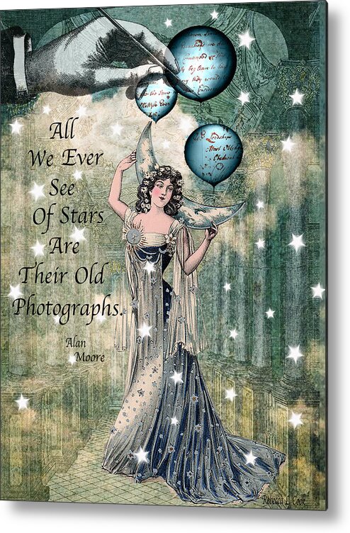 Starshine Metal Print featuring the digital art Starshine by Bellesouth Studio