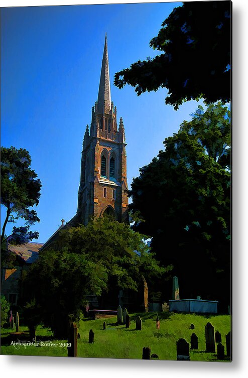 Church Metal Print featuring the photograph St.Paul by Aleksander Rotner