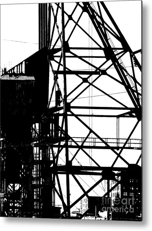 Newel Hunter Metal Print featuring the photograph Structure 3 by Newel Hunter