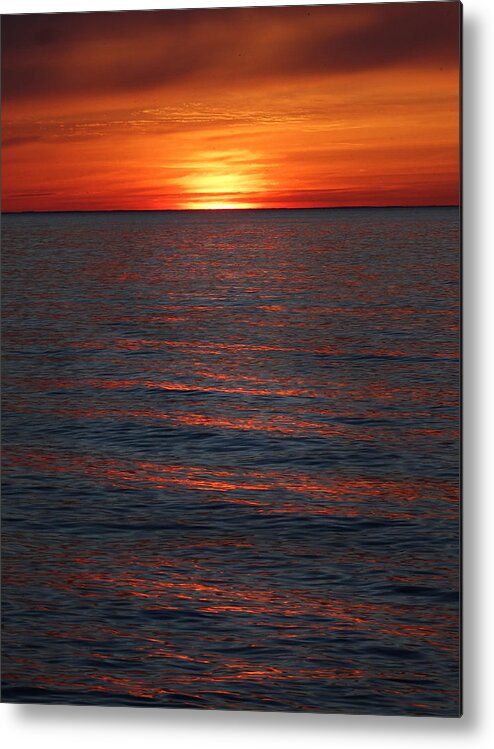 Sun Metal Print featuring the photograph Sunset Abstract by David T Wilkinson