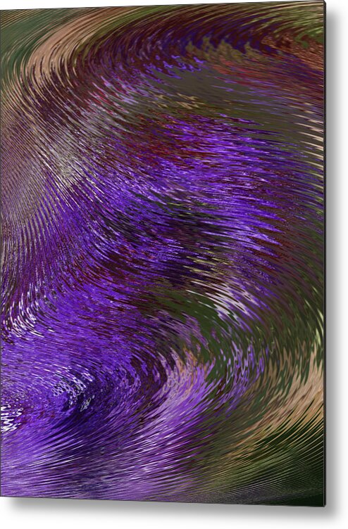 Swirls Of Life 4 Metal Print featuring the digital art Swirls of Life 4 by Ernest Echols