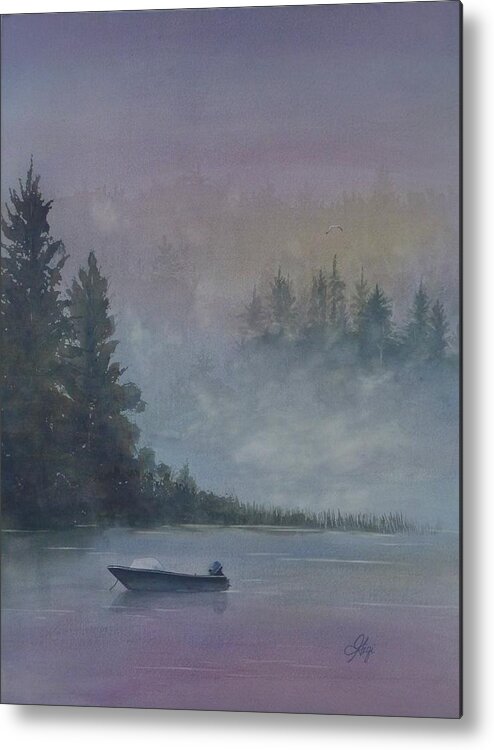 Fishing Metal Print featuring the painting Take Me Fishing by Gigi Dequanne