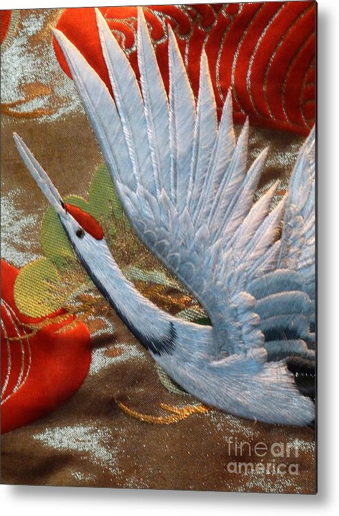 Stork Metal Print featuring the photograph Taking Flight by Newel Hunter