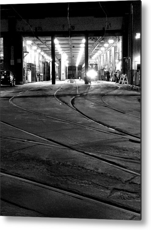 Urban Metal Print featuring the photograph Terminal by Kreddible Trout