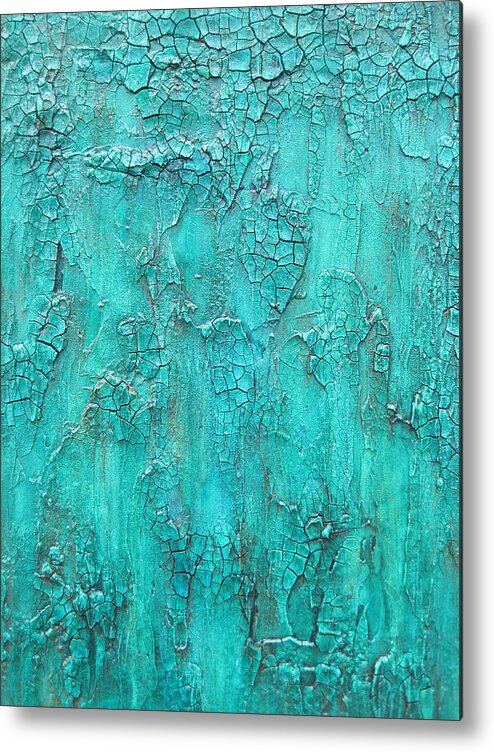 Original Abstract Painting Metal Print featuring the painting Test of Time by Alan Casadei
