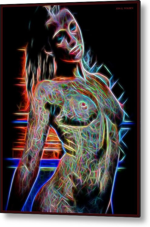 Body Metal Print featuring the photograph The Body Electric by Jon Volden