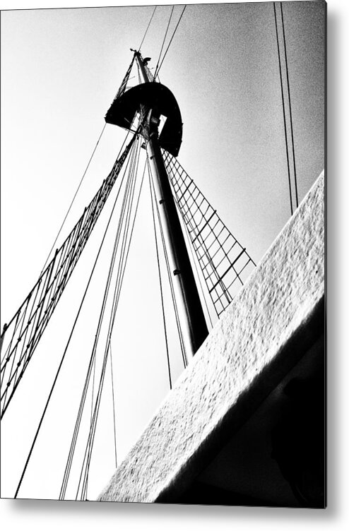 Peacemaker Metal Print featuring the photograph The Mast of the Peacemaker by Natasha Marco