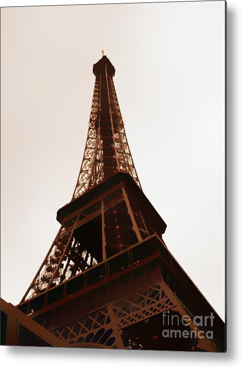 Eiffel Tower Metal Print featuring the photograph Eiffel Tower by A K Dayton
