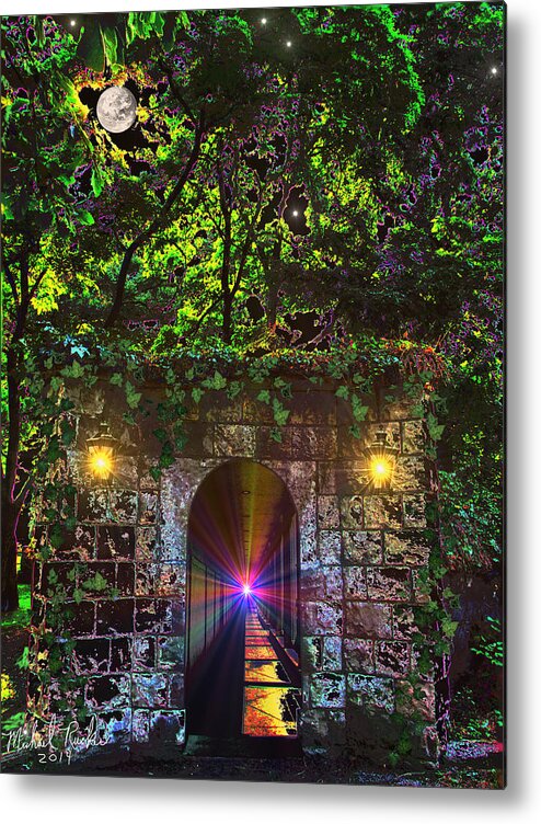 Forest Metal Print featuring the photograph The Passageway by Michael Rucker