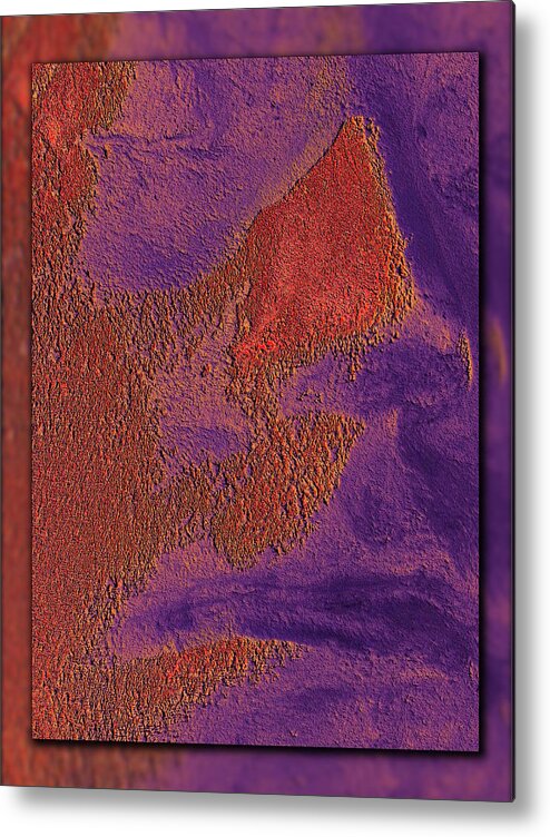 Abstract Metal Print featuring the digital art The Sentinel 17 by Tim Allen