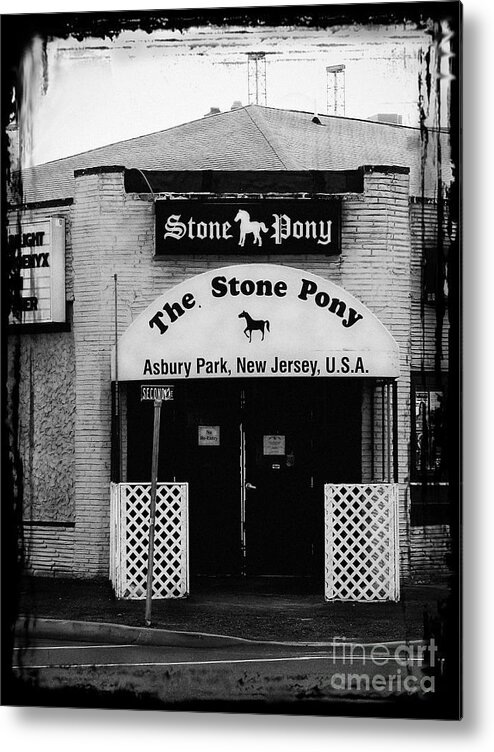 Asbury Park Metal Print featuring the photograph The Stone Pony by Colleen Kammerer