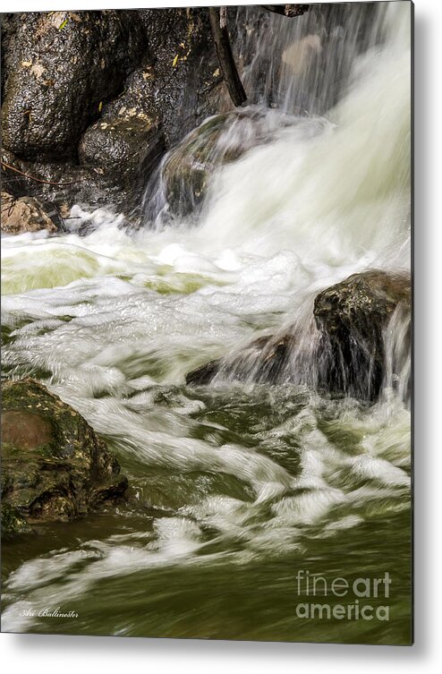 Waterfalls Metal Print featuring the photograph The white waterfalls 03 by Arik Baltinester
