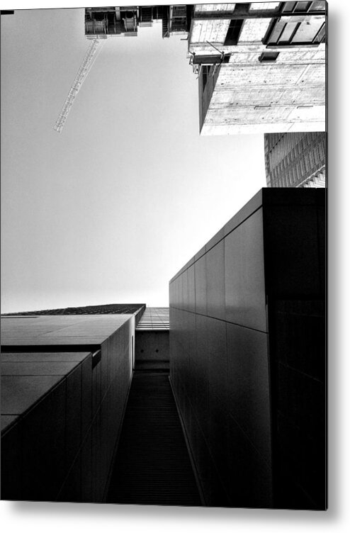 Urban Metal Print featuring the photograph This Tetris Makes Me Dizzy by Kreddible Trout