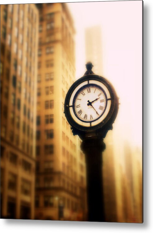 Clock Metal Print featuring the photograph Timeless by Jessica Jenney