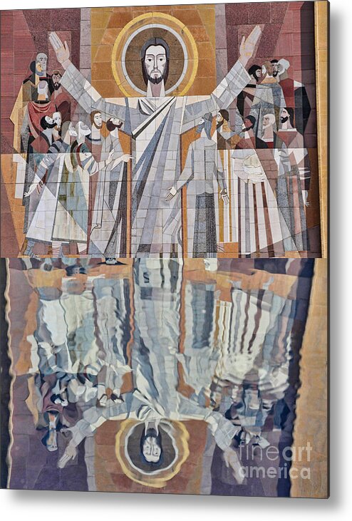Jesus Metal Print featuring the photograph Touchdown Jesus by David Arment