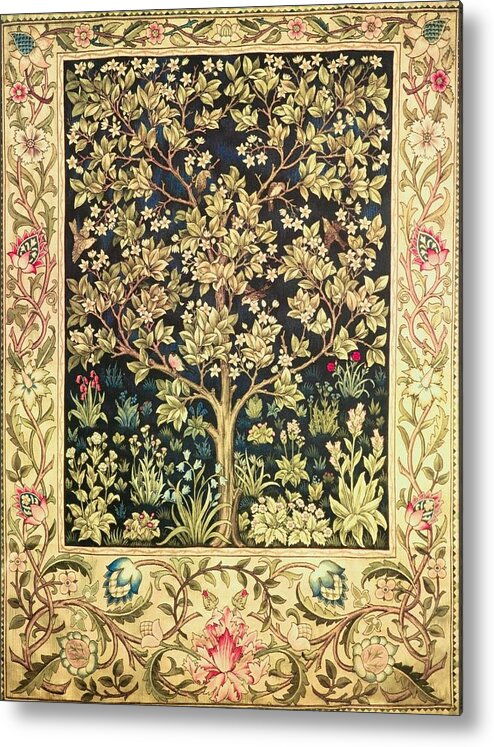 William Morris Metal Print featuring the painting Tree Of Life by William Morris