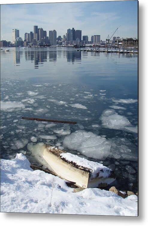 Boat Metal Print featuring the photograph Upside Down by Robert Nickologianis