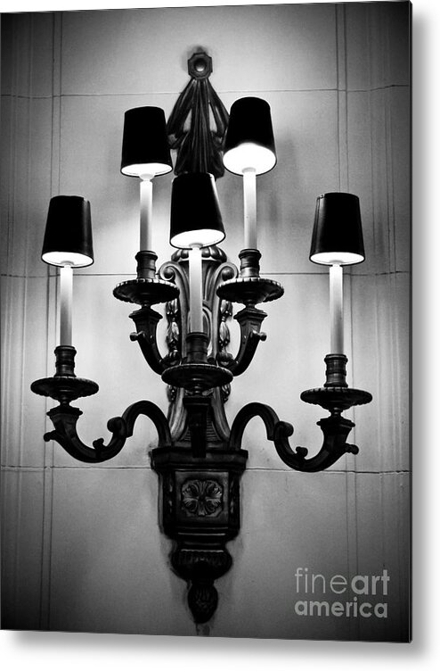 Light Metal Print featuring the photograph Vintage Lighting by Colleen Kammerer