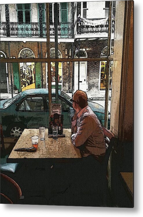 New Orleans Metal Print featuring the photograph Waiting by John Duplantis